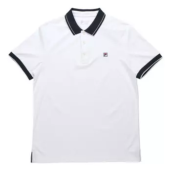 Футболка business casual short sleeve polo white Fila, белый