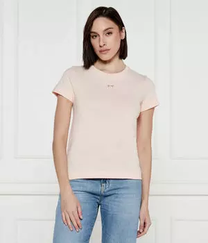 Футболка bussolotto Regular fit Pinko, коричневый