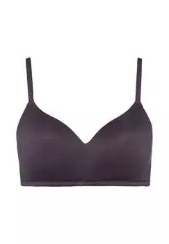 Футболка-Бюстгальтер the one np в красивом матово-глянцевом структурном образе Beedees, черный