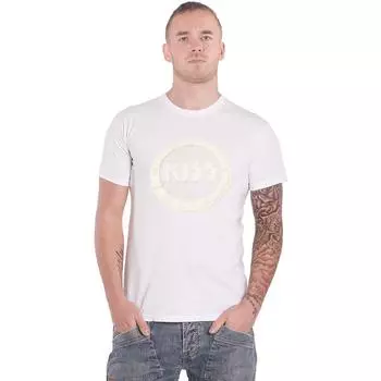 Футболка Buzzsaw с высоким ростом KISS, белый