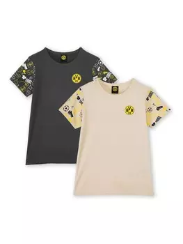 Футболка BVB Merchandising GmbH 2er Set, разноцветный