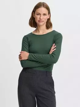 Футболка bypapilone ls с длинными рукавами B.Young, зеленый