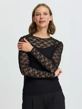 Футболка byricollia с длинными рукавами B.Young, черный