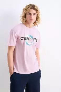 Футболка C&A, розовый