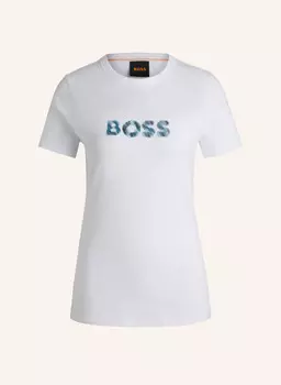 Футболка c_elogo_print_7 Boss, белый
