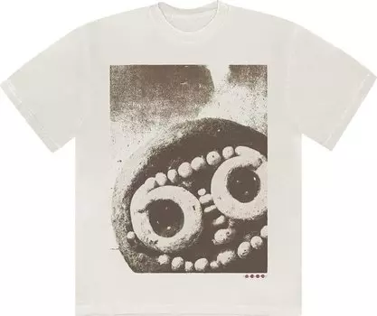 Футболка Cactus Jack by Travis Scott Artifacts Tee 'Off White', кремовый