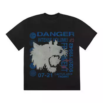 Футболка Cactus Jack by Travis Scott, черный