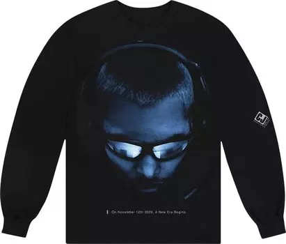 Футболка Cactus Jack by Travis Scott Corrupted Long-Sleeve T-Shirt 'Black', черный