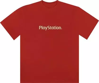 Футболка Cactus Jack by Travis Scott Motherboard Logo IV T-Shirt 'Red', красный