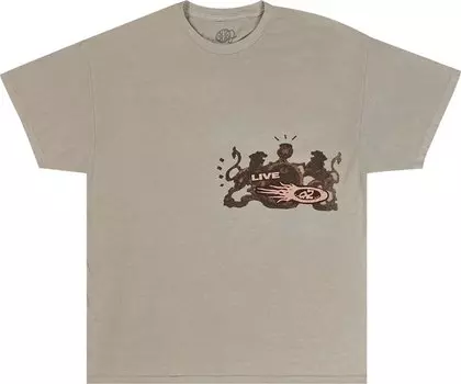 Футболка Cactus Jack by Travis Scott O2 Live Sand Tee 'Sand', загар