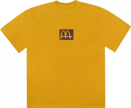 Футболка Cactus Jack by Travis Scott Sesame Inv T-Shirt II 'Gold', желтый