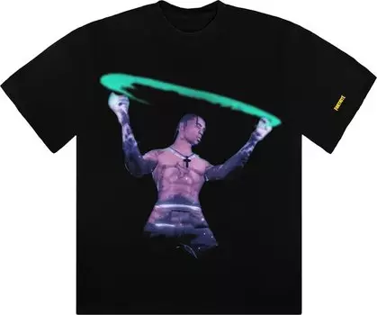 Футболка Cactus Jack by Travis Scott Stargazing T-Shirt 'Black', черный