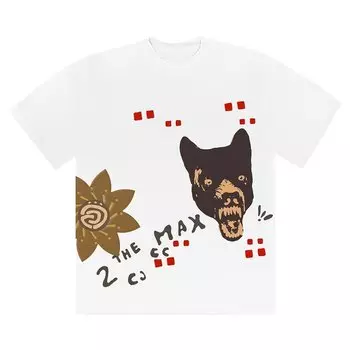 Футболка Cactus Jack by Travis Scott Wolf Tee 'White', белый