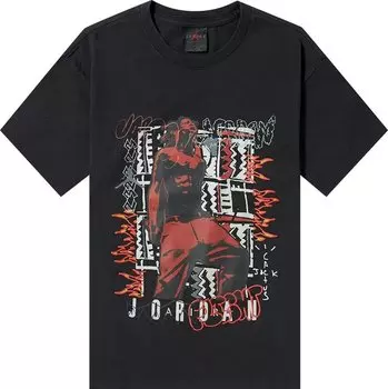 Футболка Cactus Jack by Travis Scott x Air Jordan MJ 2 T-Shirt 'Black', черный