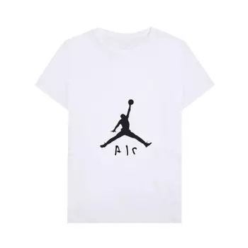 Футболка Cactus Jack by Travis Scott x Air Jordan T-Shirt 'White', белый