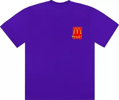 Футболка Cactus Jack by Travis Scott x McDonald's Action Figure Series II T-Shirt 'Purple', фиолетовый