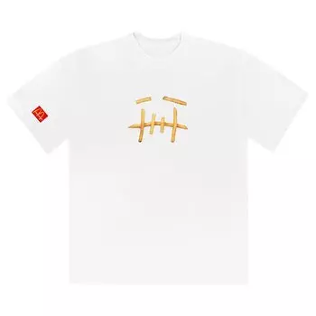 Футболка Cactus Jack by Travis Scott x McDonald's Fry T-Shirt 'White', белый