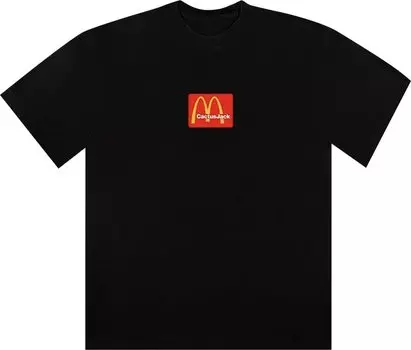Футболка Cactus Jack by Travis Scott x McDonalds Sesame T-Shirt II 'Black', черный