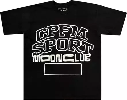 Футболка Cactus Plant Flea Market Sport Moonclub Tee 'Black', черный