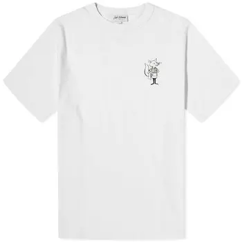 Футболка Caf Kitsune Hawaiian Dressed Fox Relax, белый