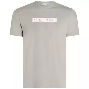Футболка Calvin Klein Cut Out Shadow Logo, бежевый
