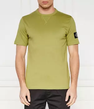 Футболка CALVIN KLEIN JEANS BADGE Regular Fit, цвет cachi