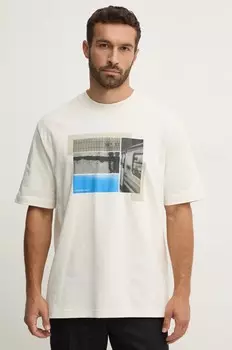 Футболка Calvin Klein Jeans, бежевый