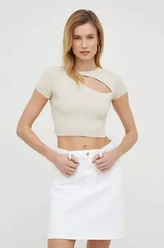 Футболка Calvin Klein Jeans, бежевый