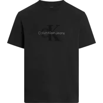 Футболка Calvin Klein Jeans Chenille Monologo, черный