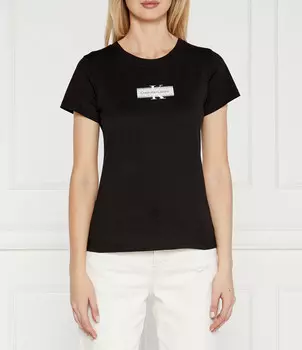 Футболка CALVIN KLEIN JEANS FADED Slim Fit, черный