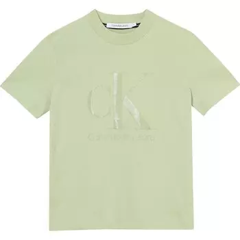 Футболка Calvin Klein Jeans Gel Monogram, зеленый