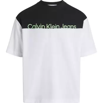 Футболка Calvin Klein Jeans Institutional Colorblo, белый