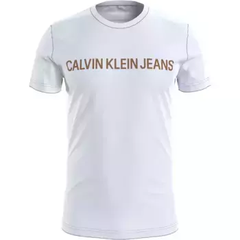 Футболка Calvin Klein Jeans Institutional Logo Slim, белый