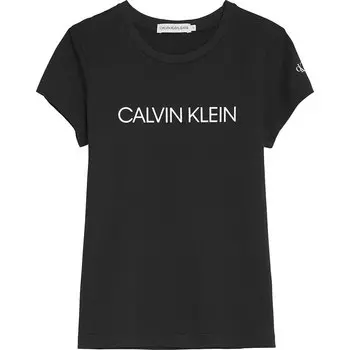 Футболка Calvin Klein Jeans Institutional Slim, черный