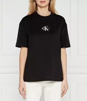 Футболка CALVIN KLEIN JEANS MONOLOGO Regular Fit, черный