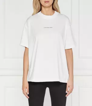 Футболка CALVIN KLEIN JEANS PHOTOPRINT Boyfriend fit, белый
