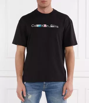 Футболка CALVIN KLEIN JEANS PHOTOPRINT INSTITUTIONAL Relaxed fit, черный