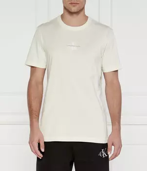 Футболка CALVIN KLEIN JEANS Regular Fit, экрю