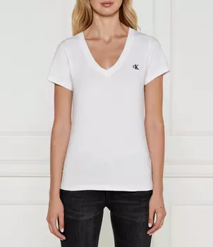 Футболка CALVIN KLEIN JEANS regular fit, белый