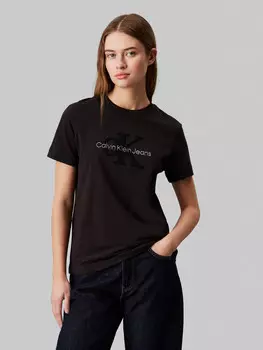 Футболка CALVIN KLEIN JEANS Regular Fit, черный