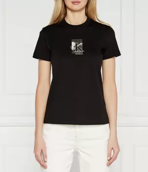 Футболка CALVIN KLEIN JEANS Regular Fit, черный