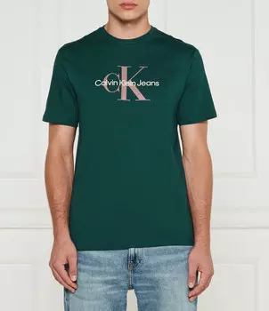 Футболка CALVIN KLEIN JEANS Regular Fit, цвет verde bottiglia