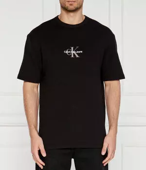 Футболка Calvin Klein Jeans Regular Fit с изображением, черный