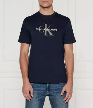 Футболка CALVIN KLEIN JEANS Regular Fit, темно-синий