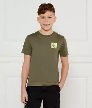 Футболка Calvin Klein Jeans Regular Fit, зеленый