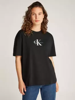 Футболка CALVIN KLEIN JEANS Relaxed fit, черный