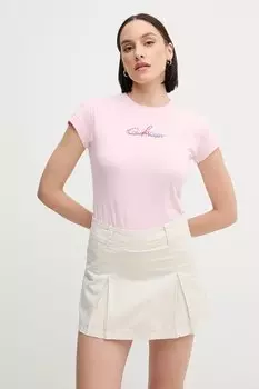 Футболка Calvin Klein Jeans, розовый