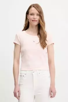 Футболка Calvin Klein Jeans, розовый