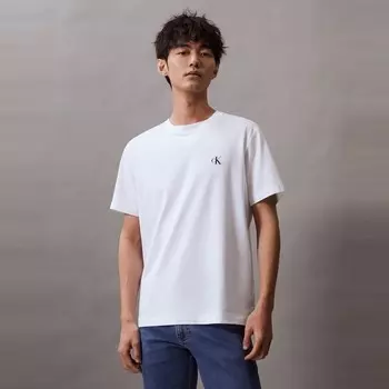 Футболка Calvin Klein Jeans с буквенным принтом, белый