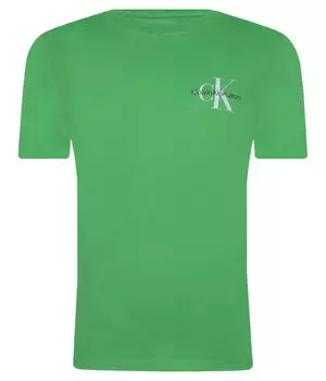 Футболка Calvin Klein Jeans с короткими рукавами, зеленый